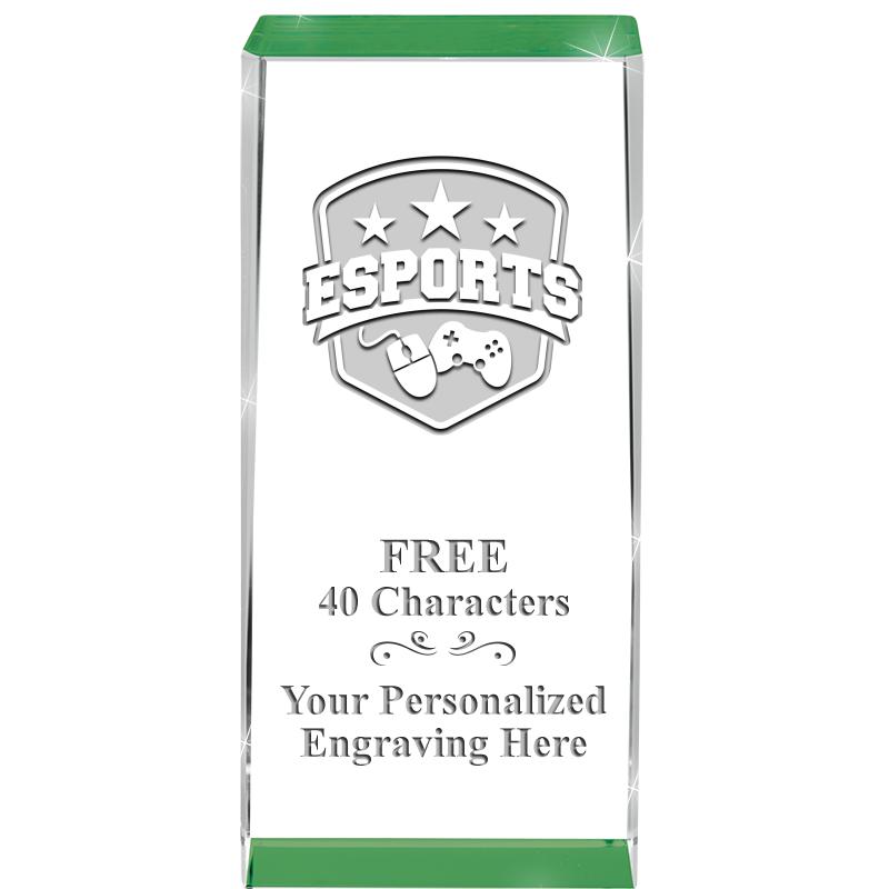 4.5" SPOTLIGHT GREEN CRYSTAL