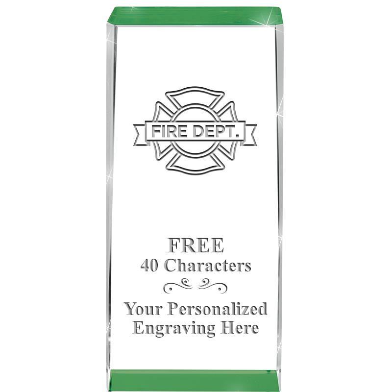 4.5" SPOTLIGHT GREEN CRYSTAL