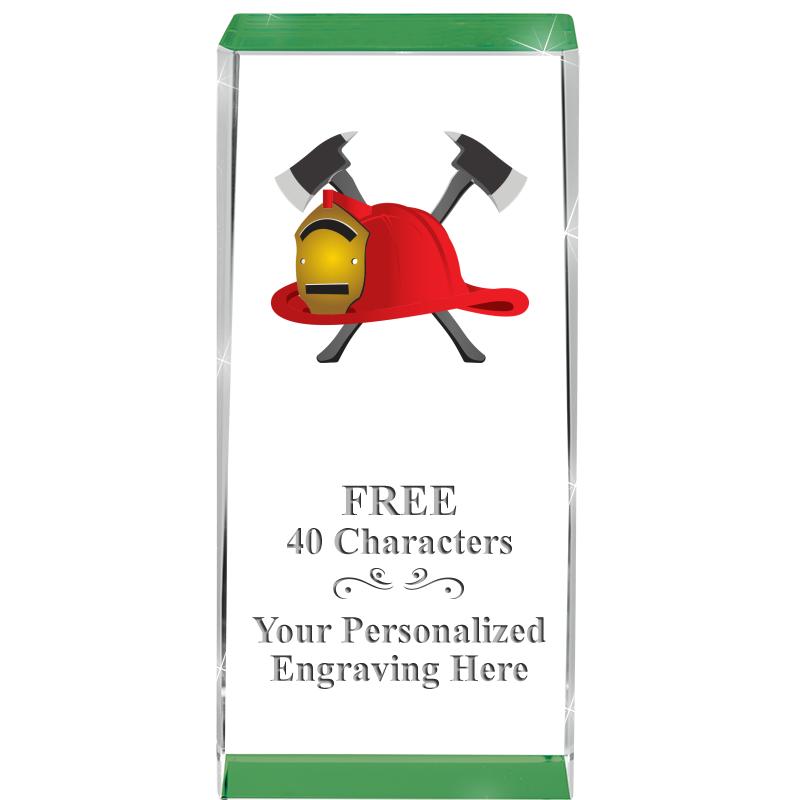 4.5" SPOTLIGHT GREEN CRYSTAL