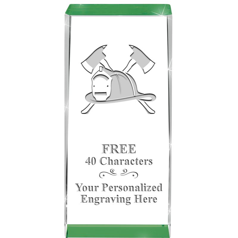 4.5" SPOTLIGHT GREEN CRYSTAL