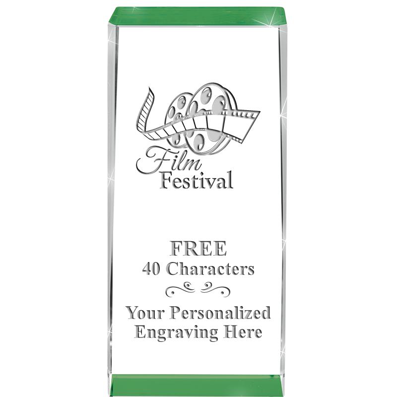 4.5" SPOTLIGHT GREEN CRYSTAL