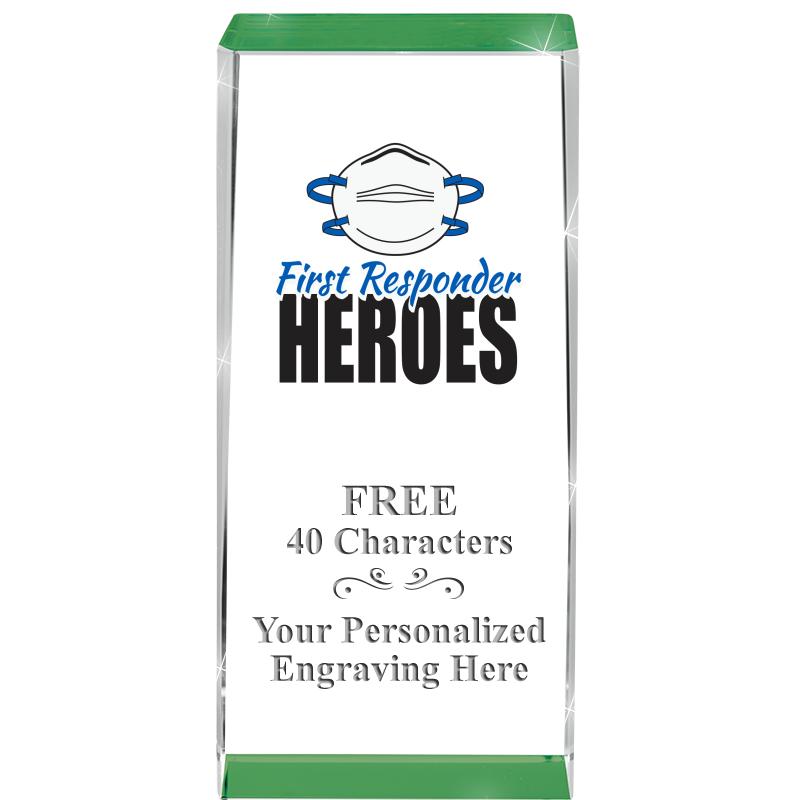 4.5" SPOTLIGHT GREEN CRYSTAL