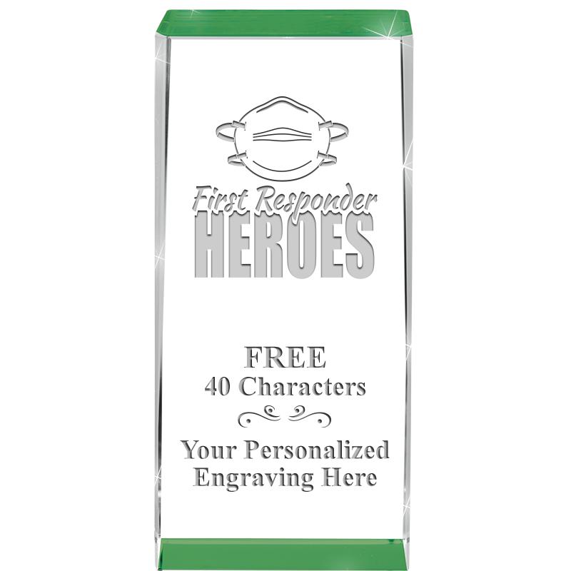 4.5" SPOTLIGHT GREEN CRYSTAL