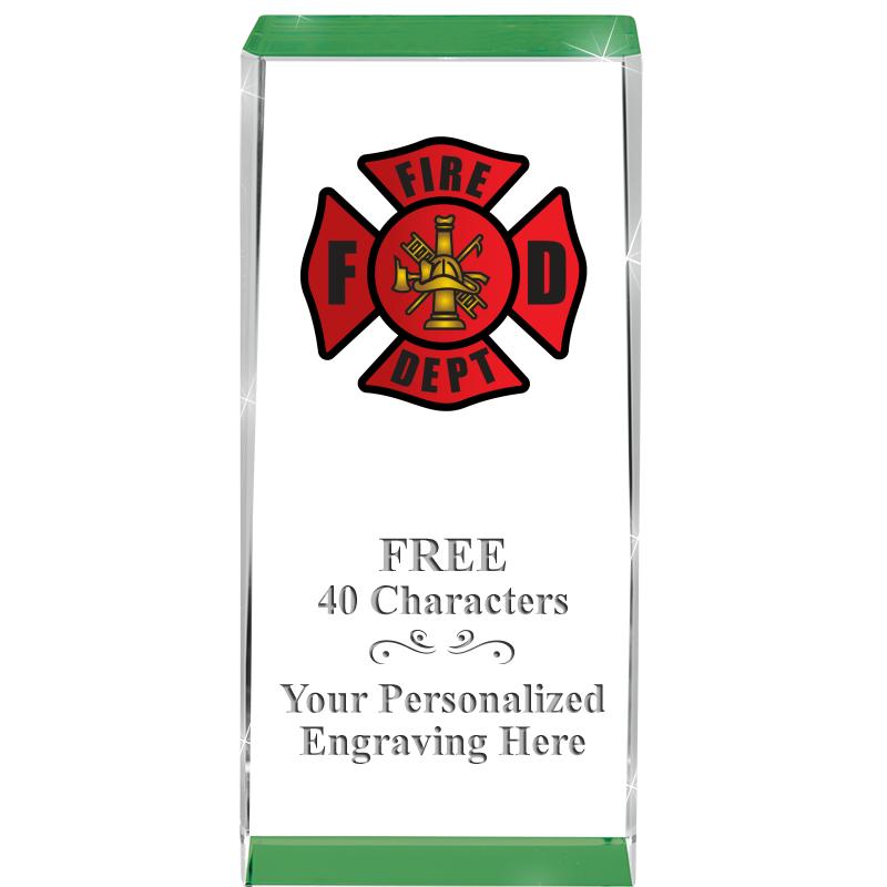 4.5" SPOTLIGHT GREEN CRYSTAL