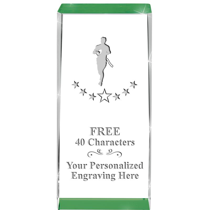 4.5" SPOTLIGHT GREEN CRYSTAL