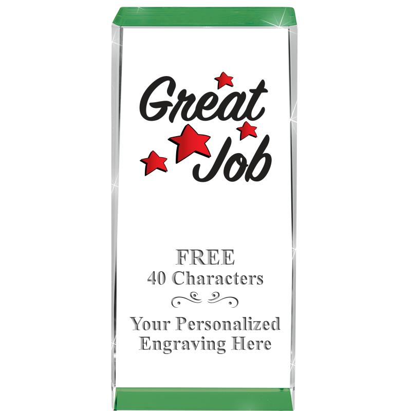 4.5" SPOTLIGHT GREEN CRYSTAL