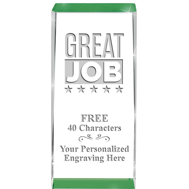 4.5" SPOTLIGHT GREEN CRYSTAL