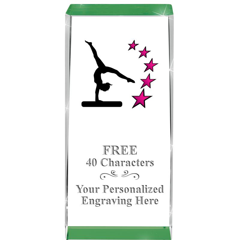 4.5" SPOTLIGHT GREEN CRYSTAL