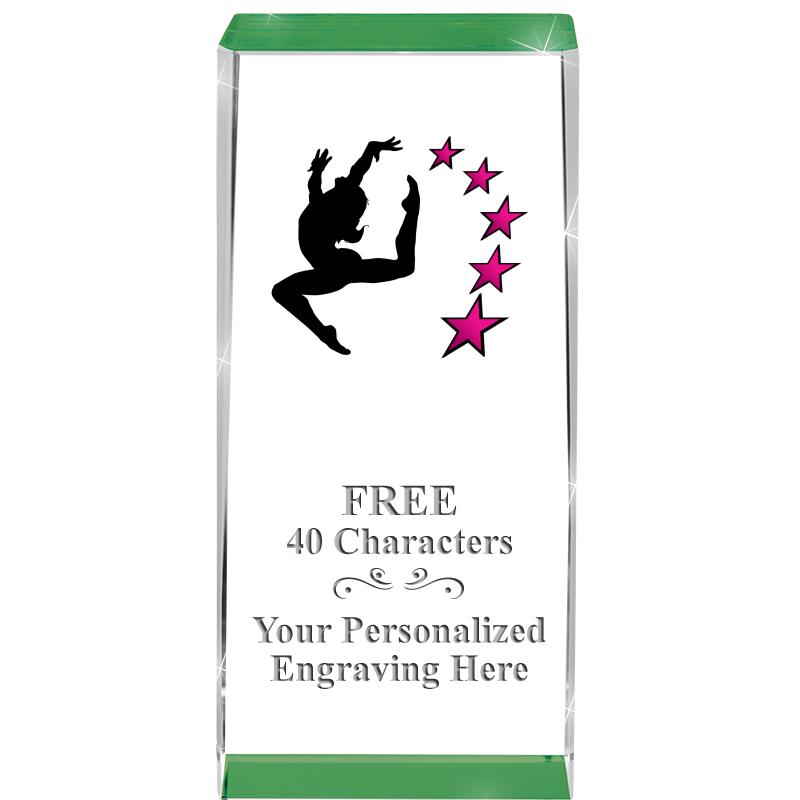 4.5" SPOTLIGHT GREEN CRYSTAL