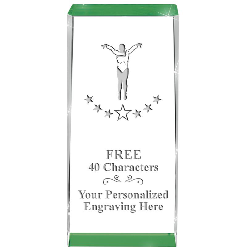 4.5" SPOTLIGHT GREEN CRYSTAL