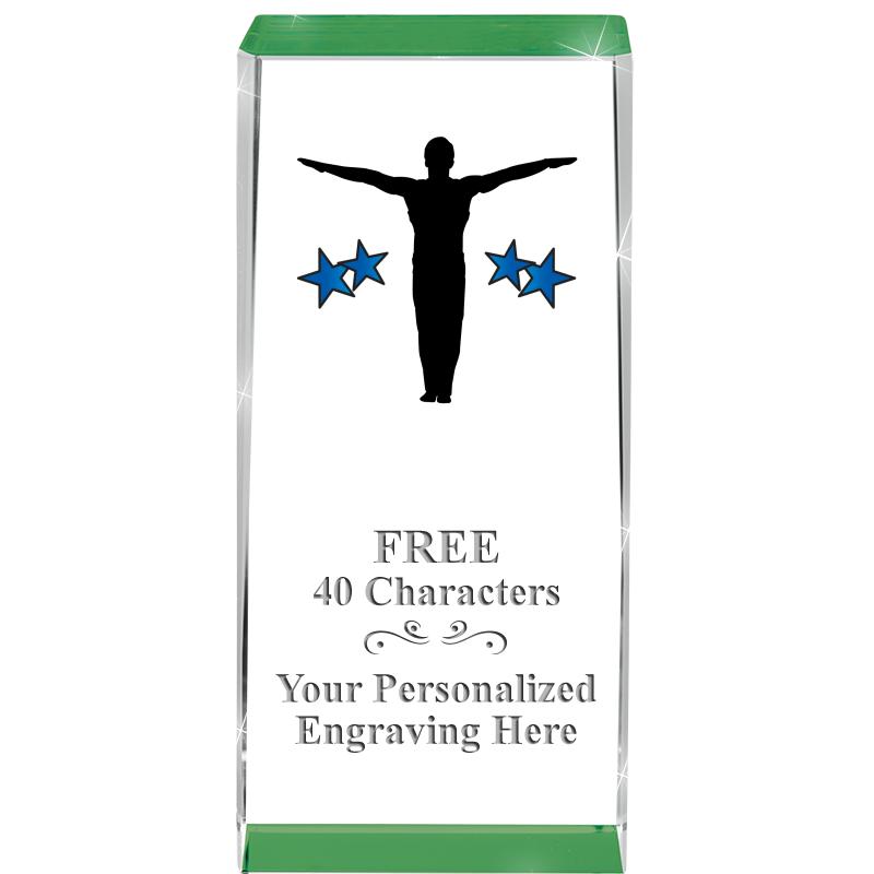 4.5" SPOTLIGHT GREEN CRYSTAL