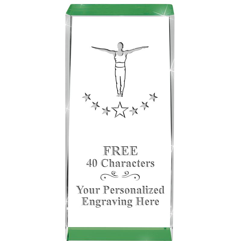 4.5" SPOTLIGHT GREEN CRYSTAL