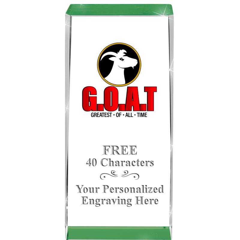 4.5" SPOTLIGHT GREEN CRYSTAL