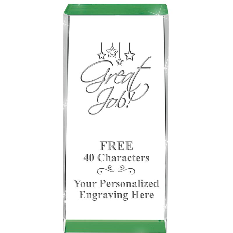 4.5" SPOTLIGHT GREEN CRYSTAL