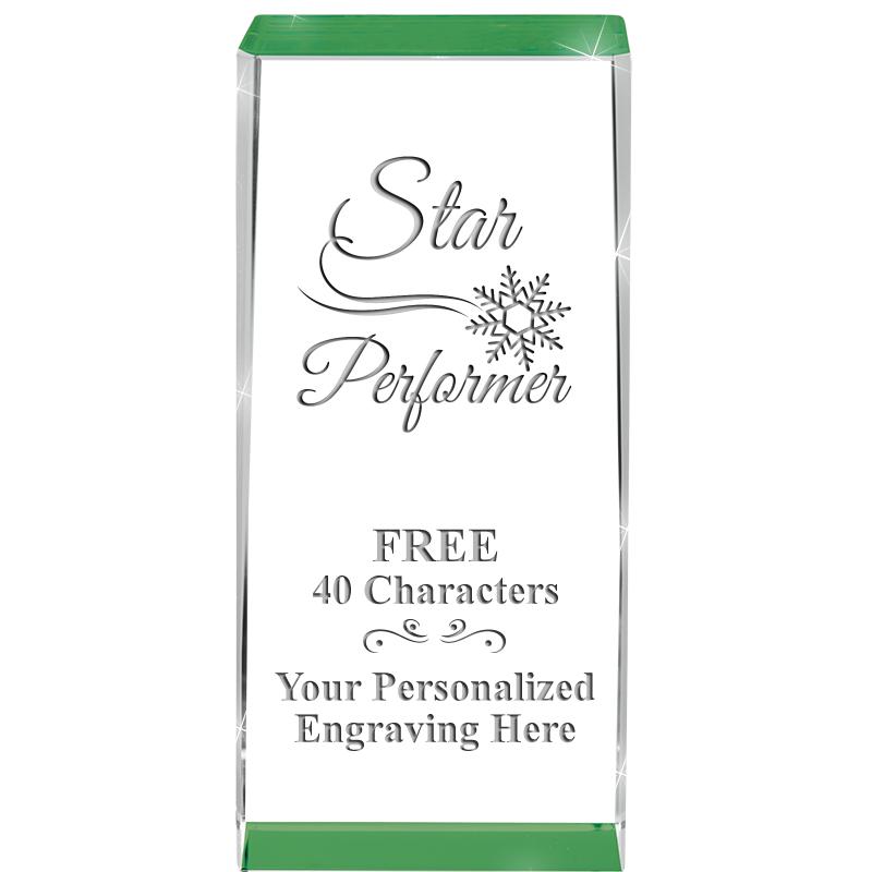 4.5" SPOTLIGHT GREEN CRYSTAL