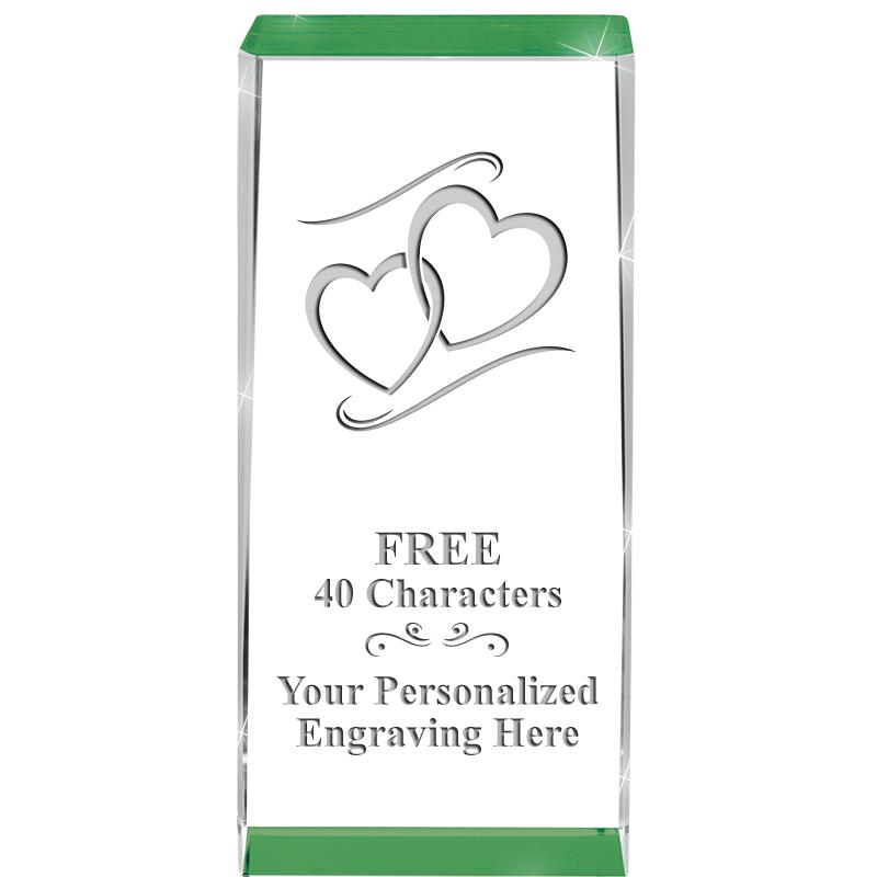 4.5" SPOTLIGHT GREEN CRYSTAL