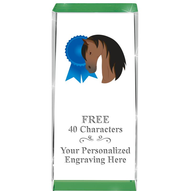 4.5" SPOTLIGHT GREEN CRYSTAL