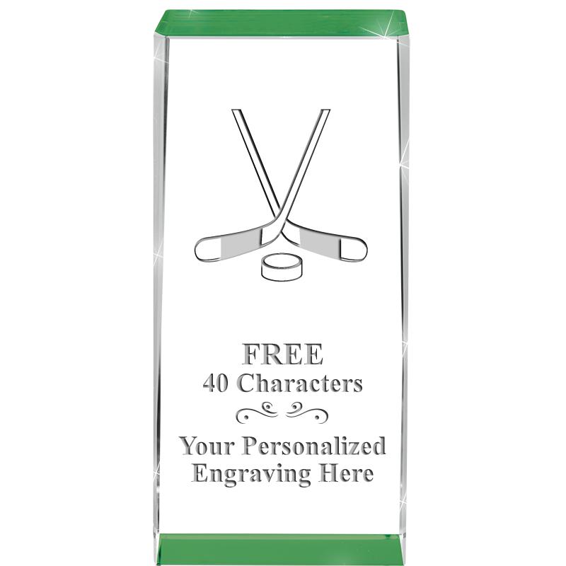 4.5" SPOTLIGHT GREEN CRYSTAL