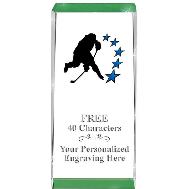 4.5" SPOTLIGHT GREEN CRYSTAL