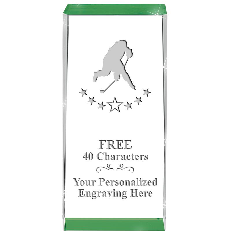 4.5" SPOTLIGHT GREEN CRYSTAL