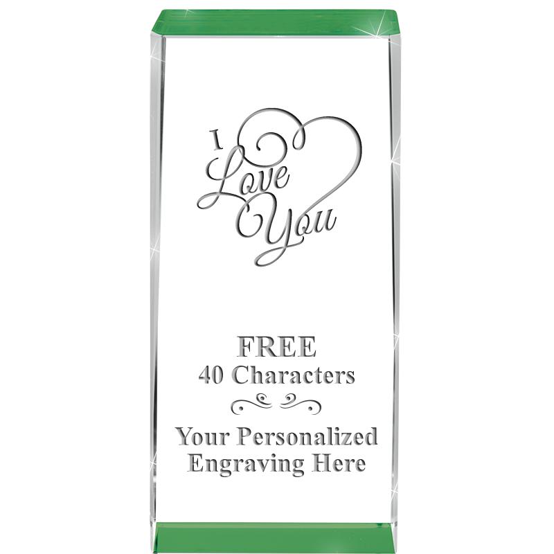 4.5" SPOTLIGHT GREEN CRYSTAL