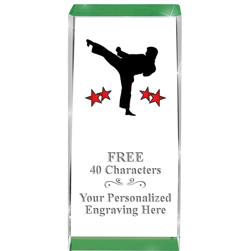 4.5" SPOTLIGHT GREEN CRYSTAL