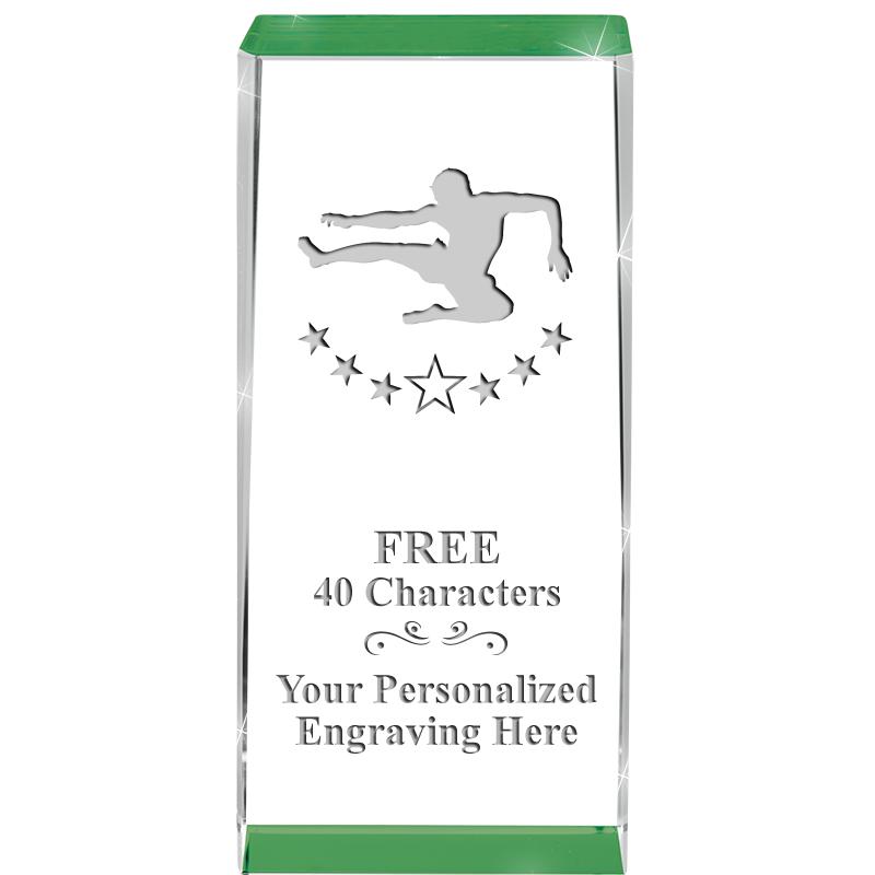 4.5" SPOTLIGHT GREEN CRYSTAL