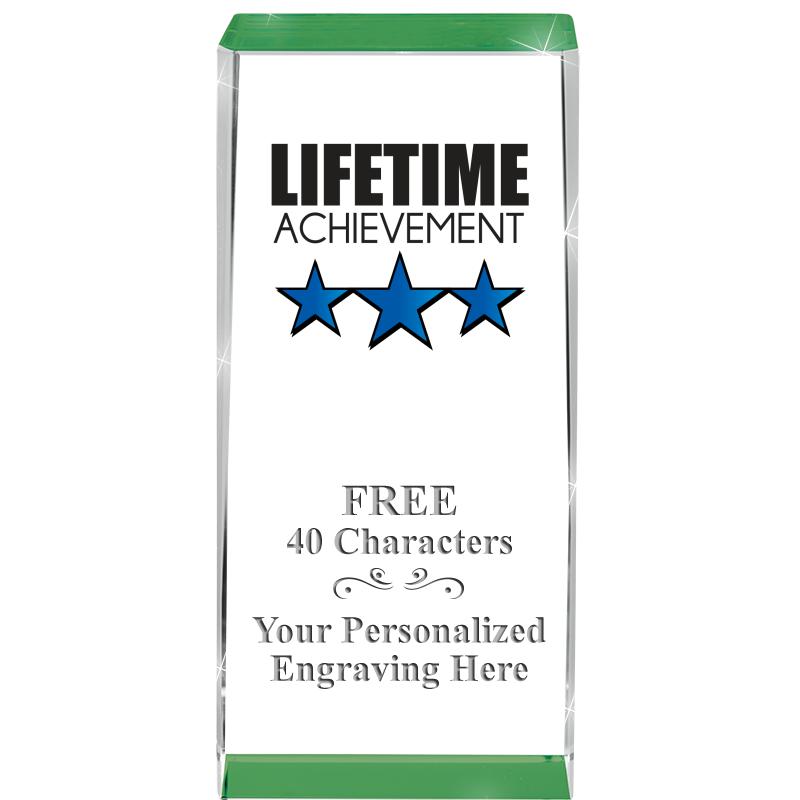 4.5" SPOTLIGHT GREEN CRYSTAL