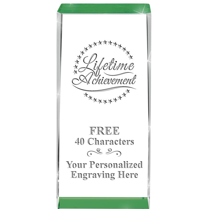 4.5" SPOTLIGHT GREEN CRYSTAL