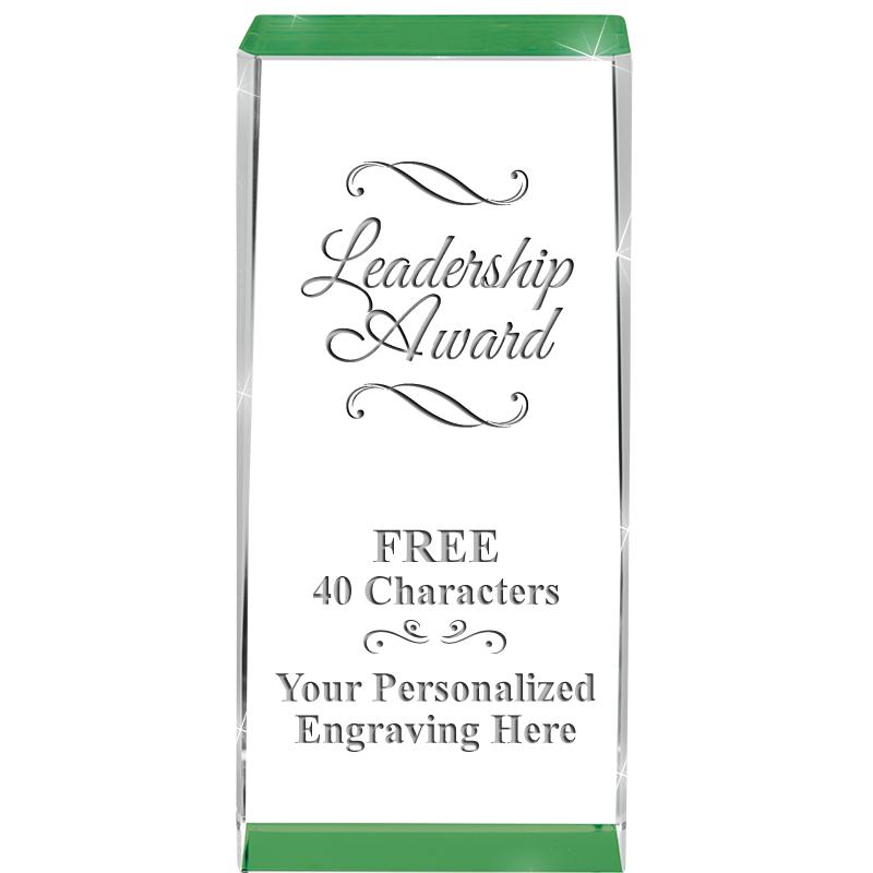 4.5" SPOTLIGHT GREEN CRYSTAL