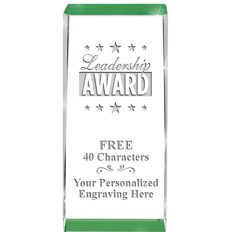 4.5" SPOTLIGHT GREEN CRYSTAL