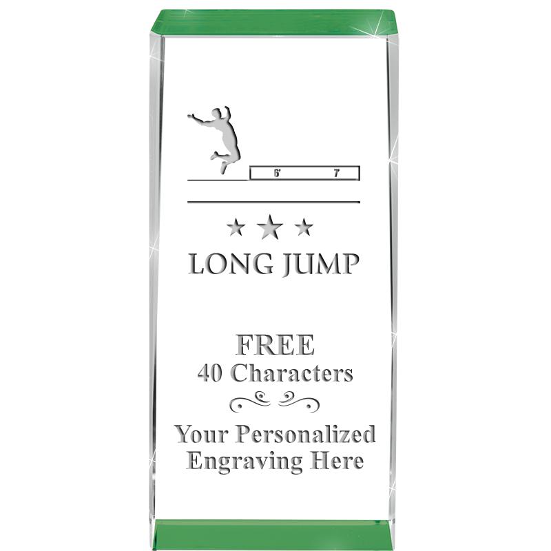 4.5" SPOTLIGHT GREEN CRYSTAL