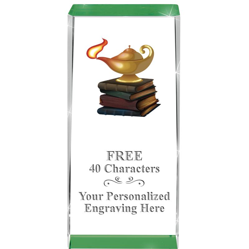 4.5" SPOTLIGHT GREEN CRYSTAL