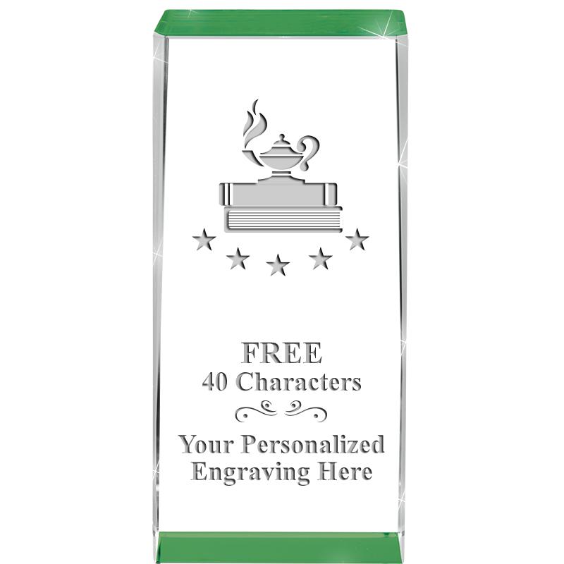 4.5" SPOTLIGHT GREEN CRYSTAL