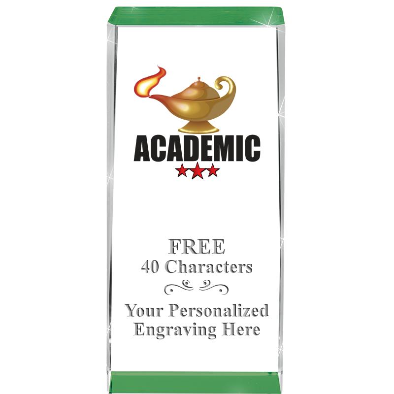 4.5" SPOTLIGHT GREEN CRYSTAL