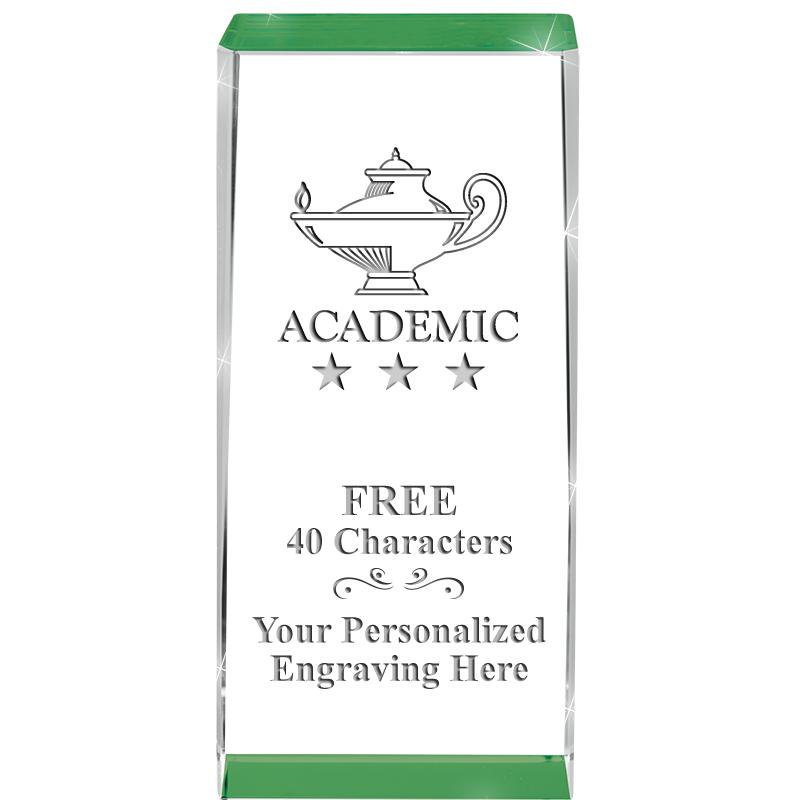 4.5" SPOTLIGHT GREEN CRYSTAL