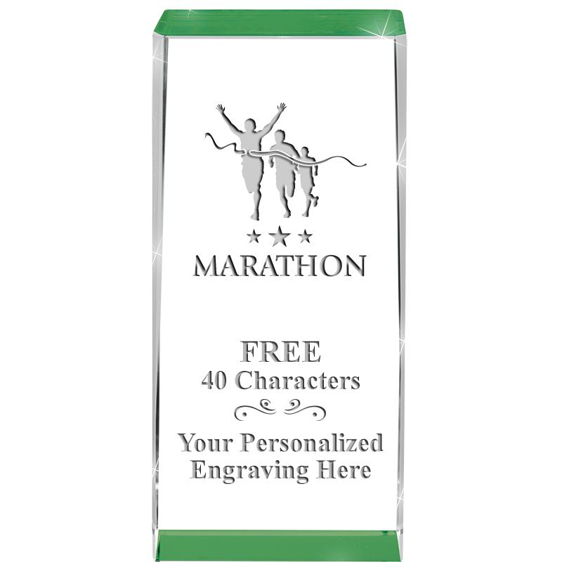 4.5" SPOTLIGHT GREEN CRYSTAL