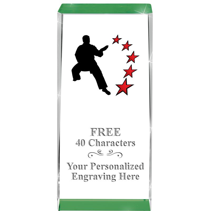 4.5" SPOTLIGHT GREEN CRYSTAL