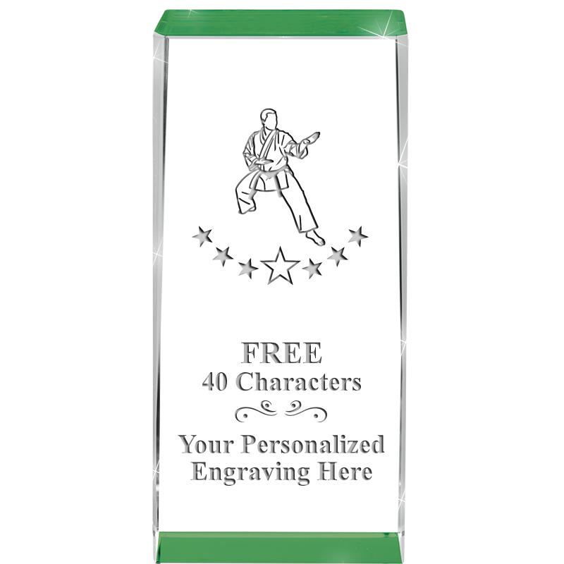 4.5" SPOTLIGHT GREEN CRYSTAL