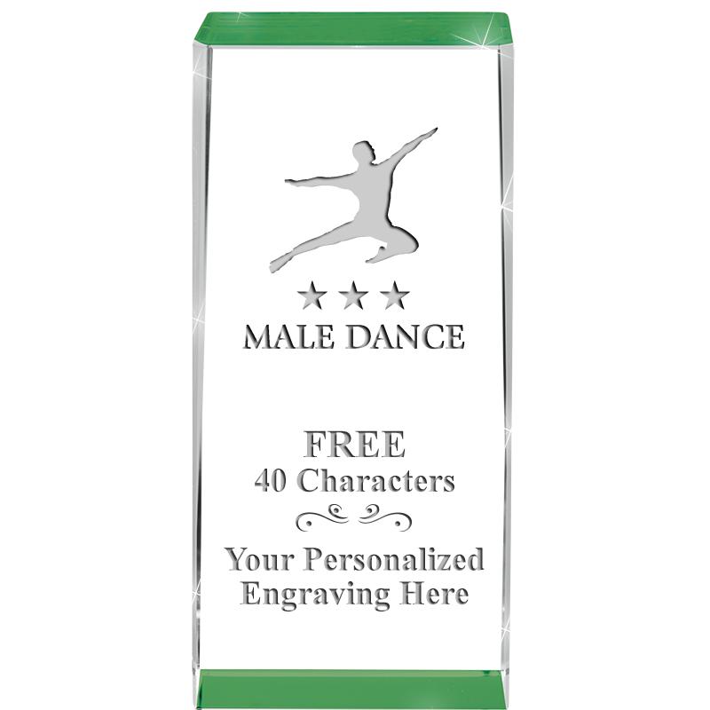 4.5" SPOTLIGHT GREEN CRYSTAL