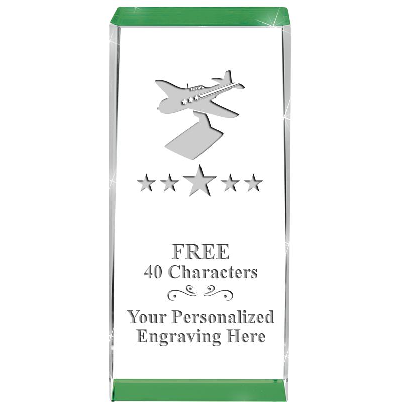 4.5" SPOTLIGHT GREEN CRYSTAL