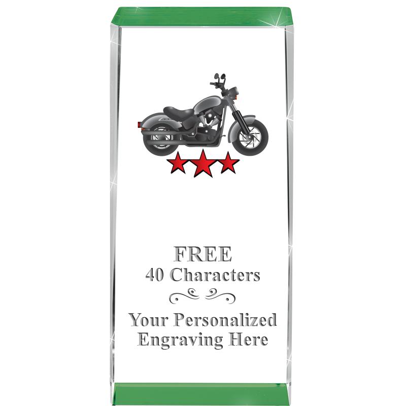 4.5" SPOTLIGHT GREEN CRYSTAL