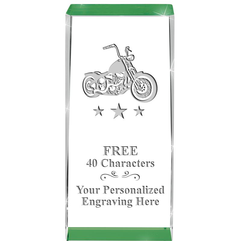 4.5" SPOTLIGHT GREEN CRYSTAL