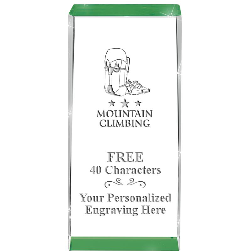 4.5" SPOTLIGHT GREEN CRYSTAL