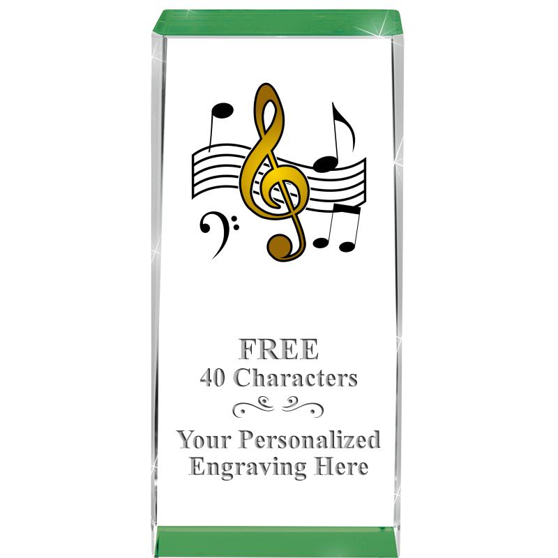 4.5" SPOTLIGHT GREEN CRYSTAL