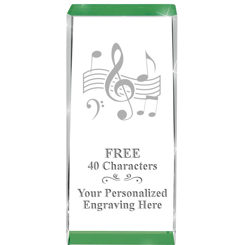 4.5" SPOTLIGHT GREEN CRYSTAL