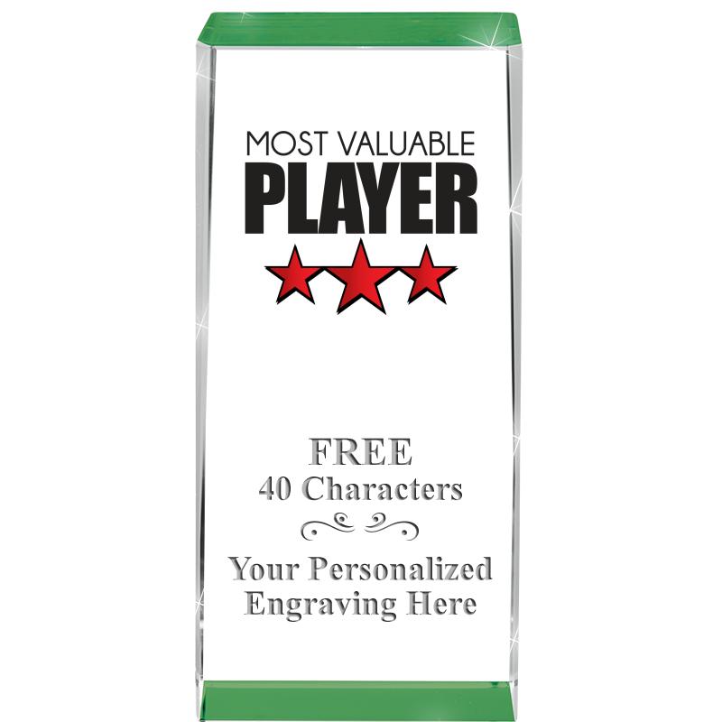 4.5" SPOTLIGHT GREEN CRYSTAL