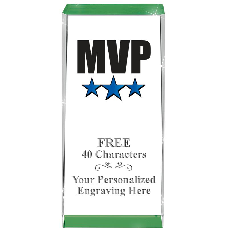 4.5" SPOTLIGHT GREEN CRYSTAL