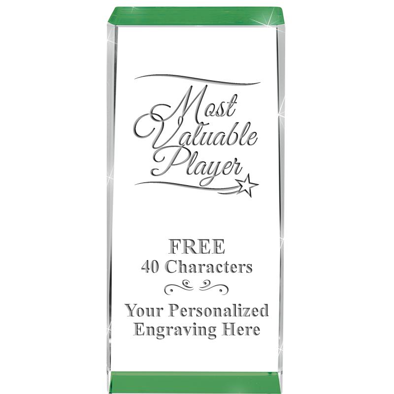 4.5" SPOTLIGHT GREEN CRYSTAL