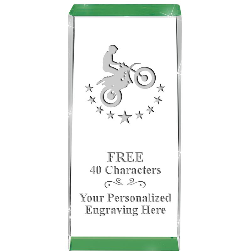 4.5" SPOTLIGHT GREEN CRYSTAL